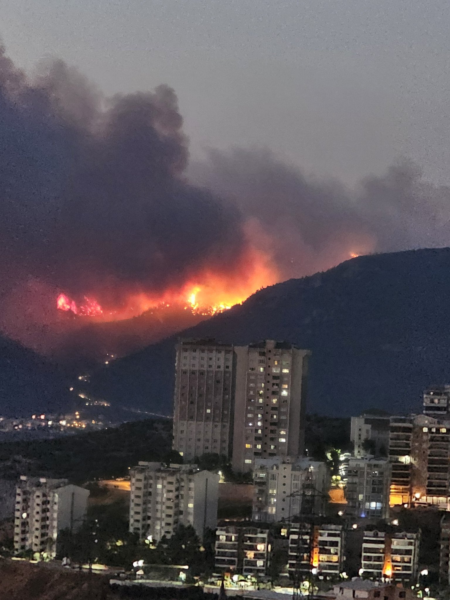 Bursa'da orman yangını yerleşim yerlerine yaklaştı, iki köy boşaltıldı